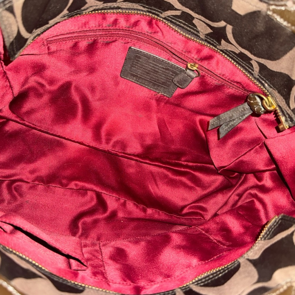 Coach Ocelot Patchwork East-West Tote Bag - Picture 10 of 10
